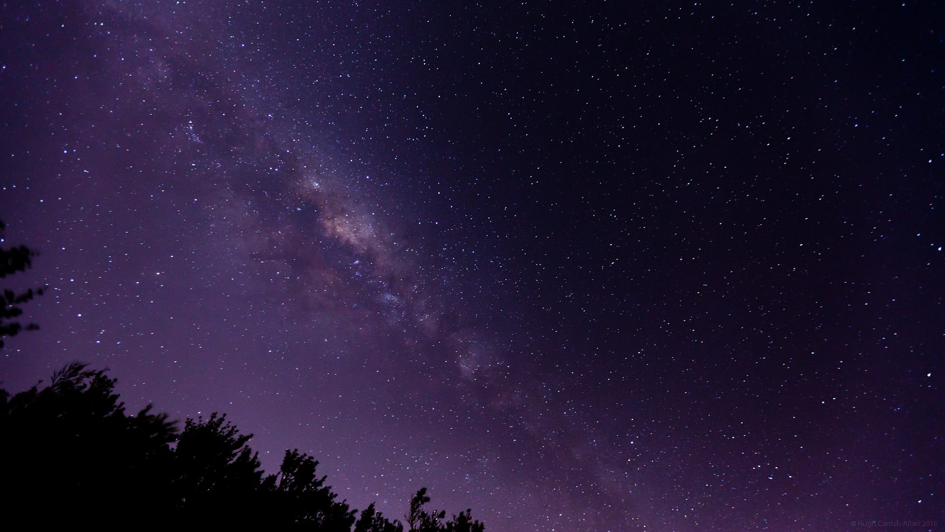 milky way from
              earth