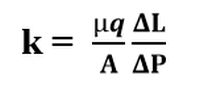 Permeability equation